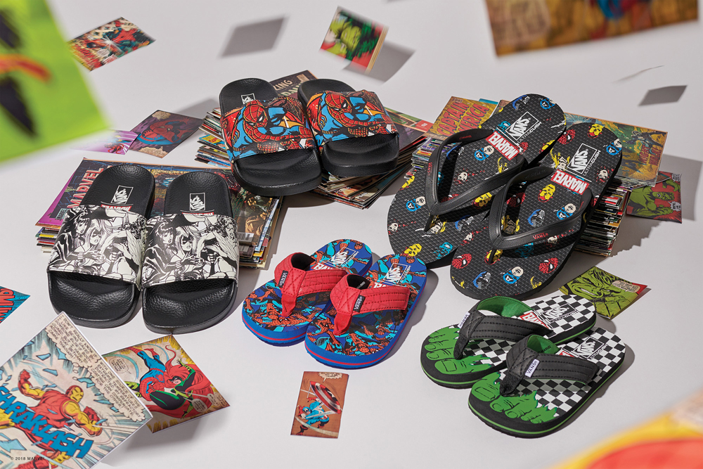 vans x marvel sandals