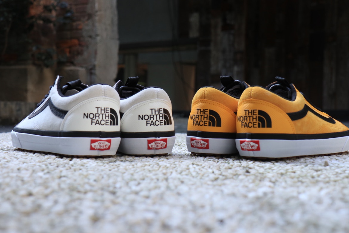 vans the north face yellow