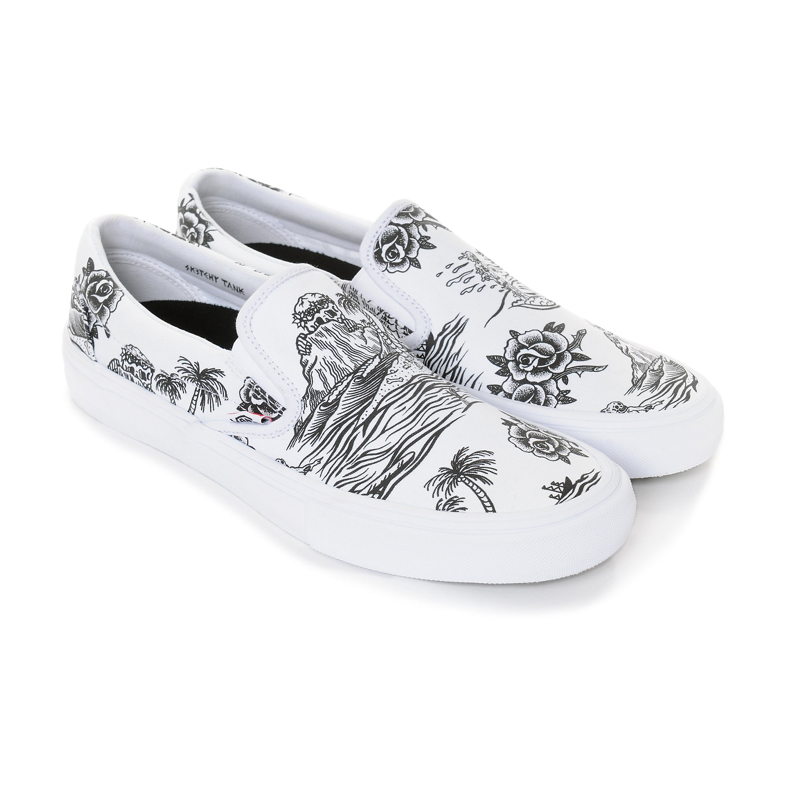 sketchy tank vans slip on